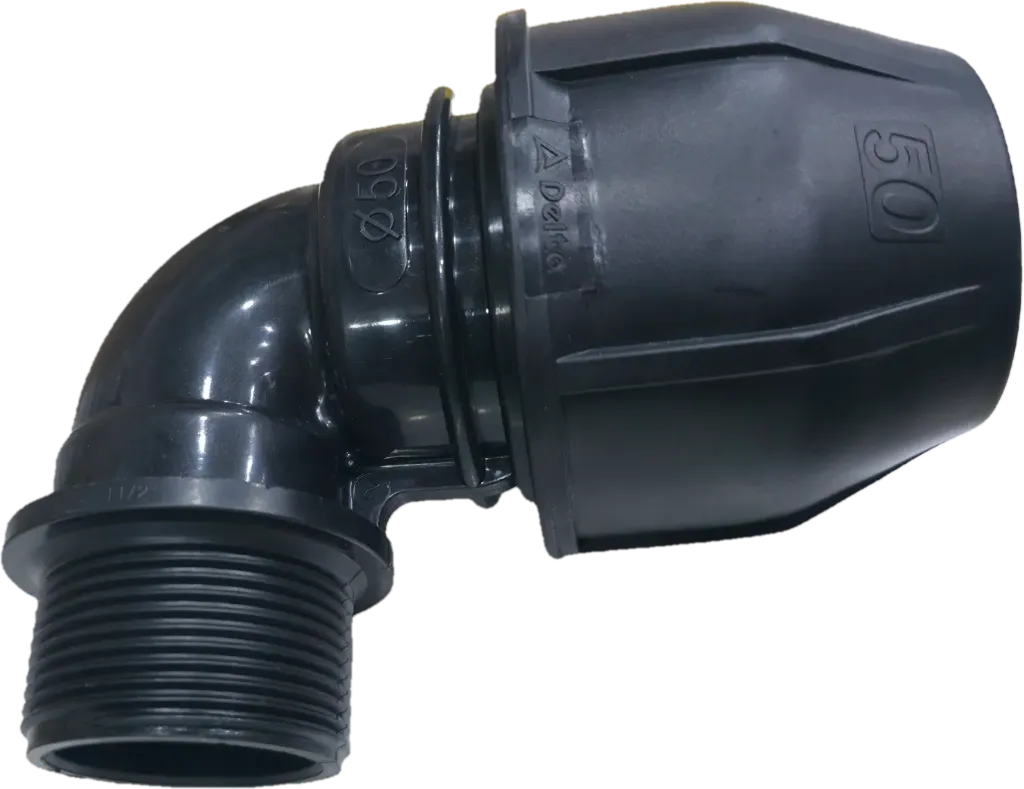 [1001] PP MALE ELBOW  Delta PN16 20X1/2" (20X1/2")