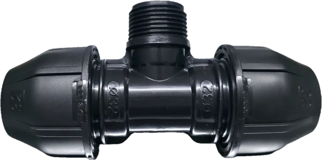 [0712] PP MALE TEE  Delta PN16 20X1/2"X20MM (110X4"X110MM)