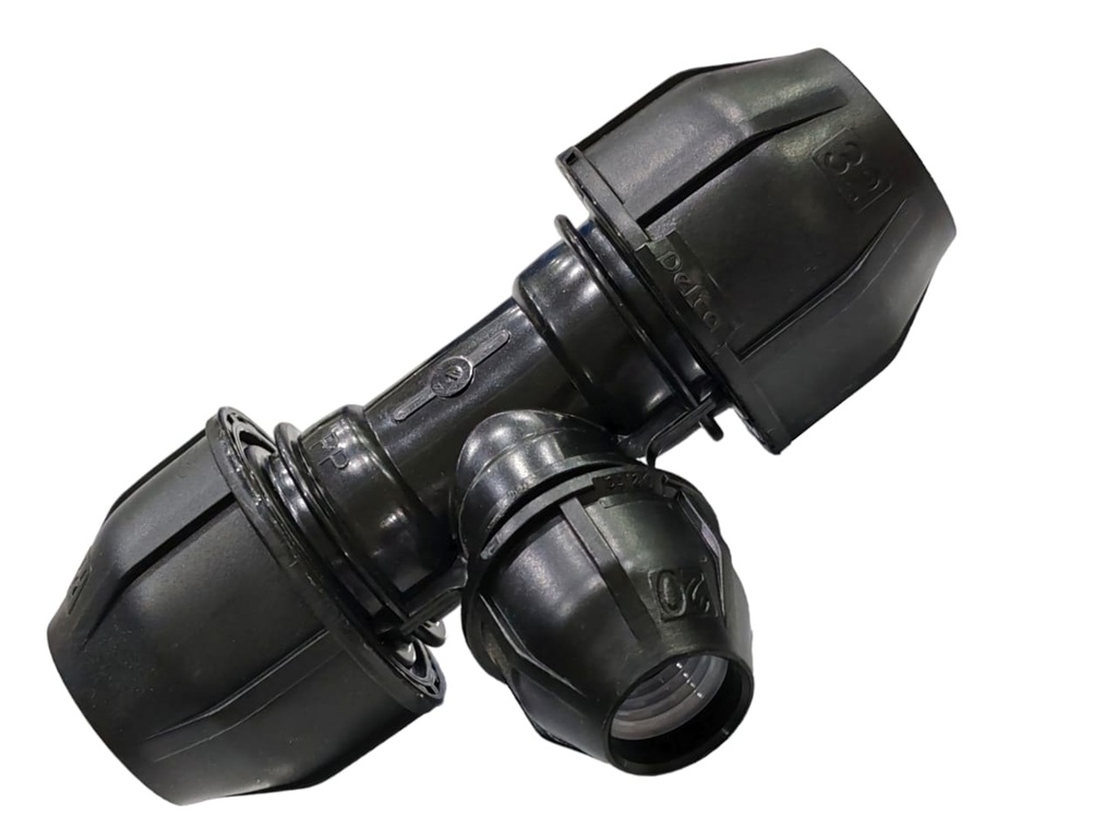 [0607] PP REDUCING TEE  Delta PN16 32X20X32MM (110X90X110MM)