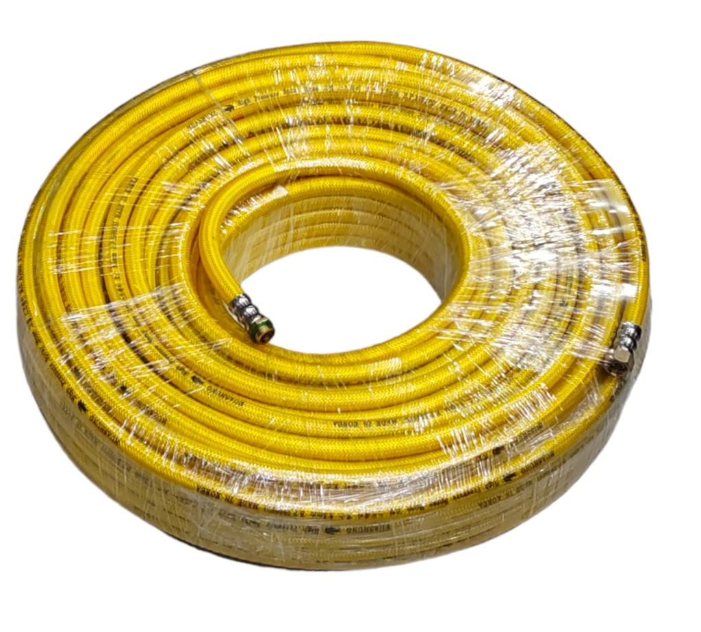 [6610] KOREA 8.5 MM PRESSUER SPRAY HOSE 50M YELLOW