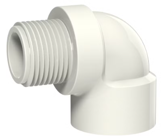 [3608] PVC M/F  ELBOW 1/2 (1/2")